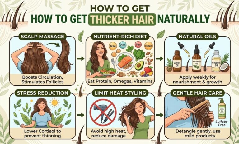 How to Get Thicker Hair Naturally