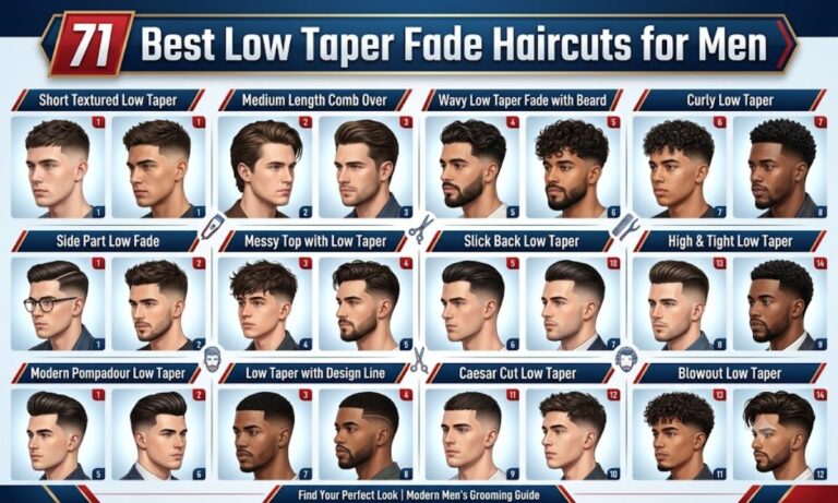 71 Best Low Taper Fade Haircuts for Men