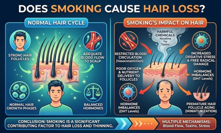 Does Smoking Cause Hair Loss