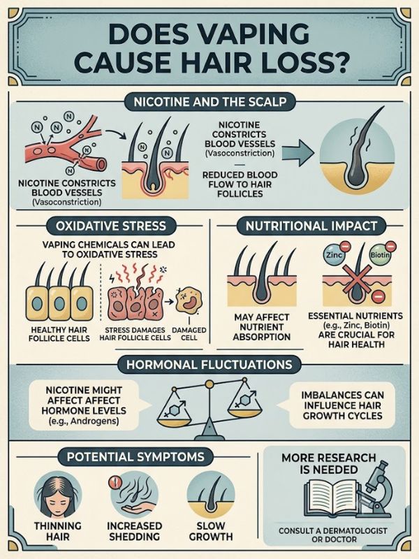 cigarettes hair loss Does smoking cause loss? A quick fact check Does Smoking Cause Hair Loss?