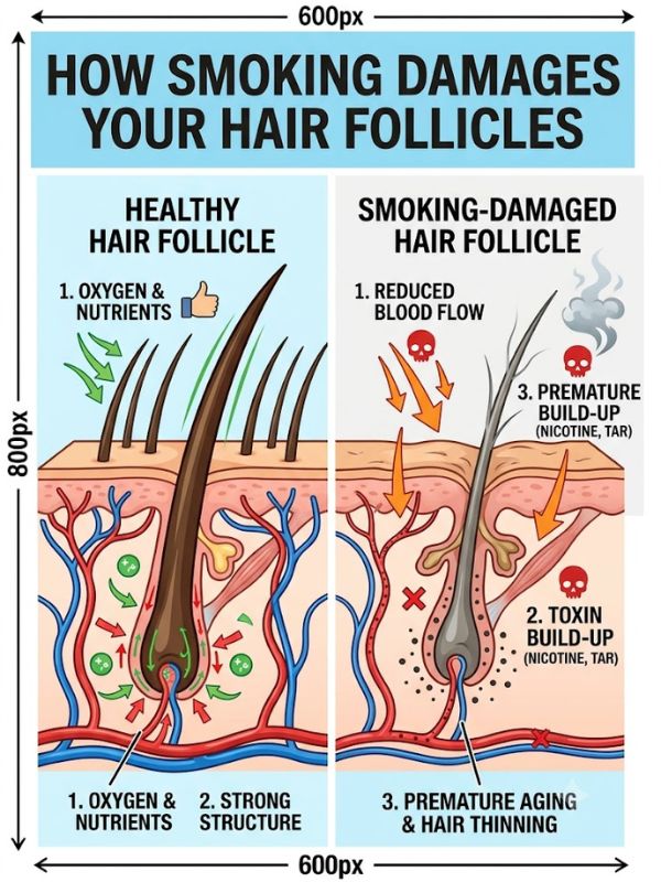 Does Smoking Cause Hair Loss
