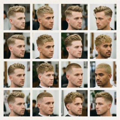 Taper Fade Blonde