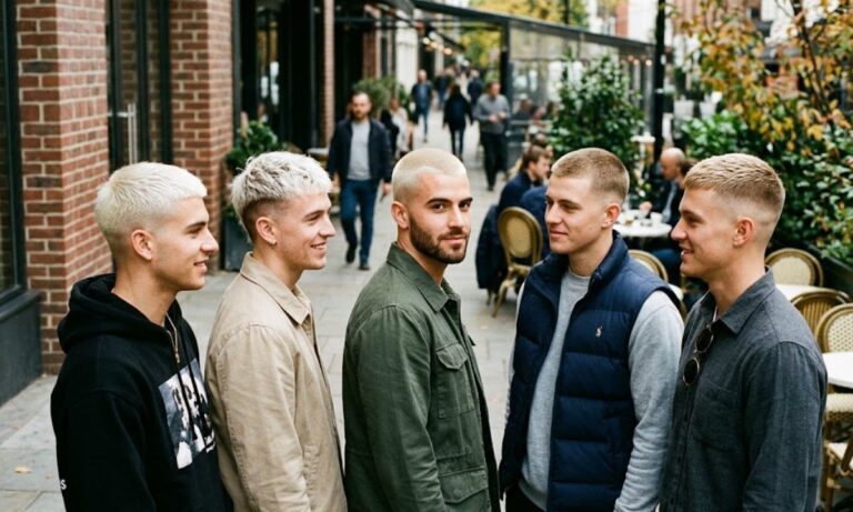 Bleached Buzz Cut