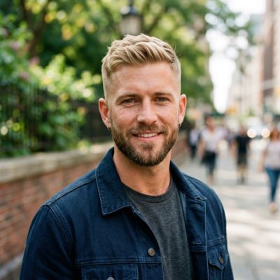 Taper Fade Blonde