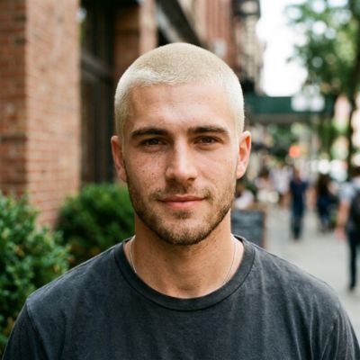 Bleached Buzz Cut