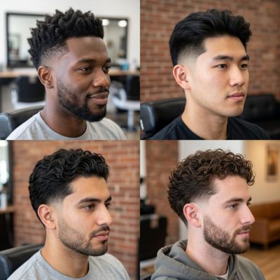 Burst Fade Haircuts