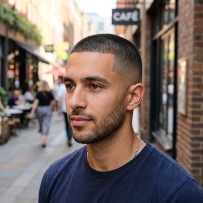 Bleached Buzz Cut
