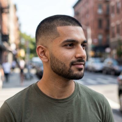 Bleached Buzz Cut