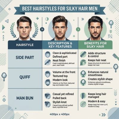 Silky Hair Men