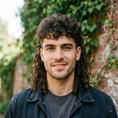 Modern Mullet Curly