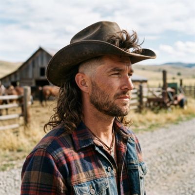 Cowboy Mullet Haircuts