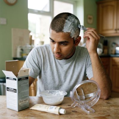 Bleached Buzz Cut