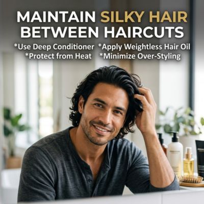 Silky Hair Men