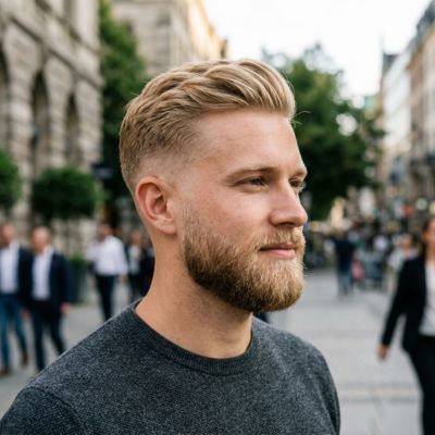 Taper Fade Blonde