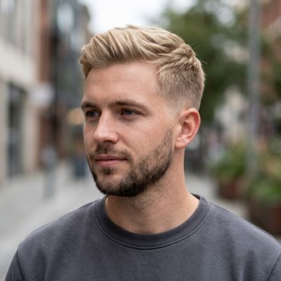 Taper Fade Blonde