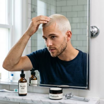 Bleached Buzz Cut