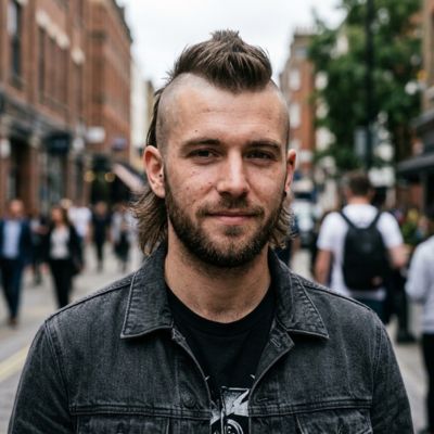 Modern Mullet Mohawk