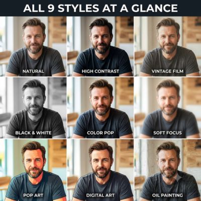 Silky Hair Men