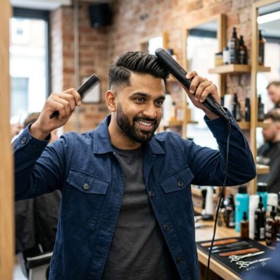 Modern Mullet Curly
