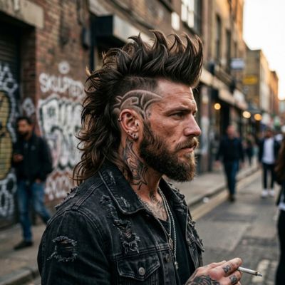 Modern Mullet Mohawk