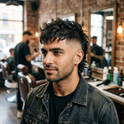 Modern Mullet Mohawk