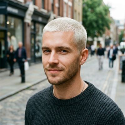 Bleached Buzz Cut