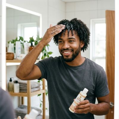 Modern Mullet Curly