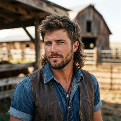 Cowboy Mullet Haircuts