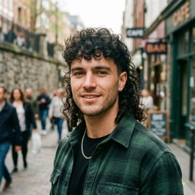 Modern Mullet Curly