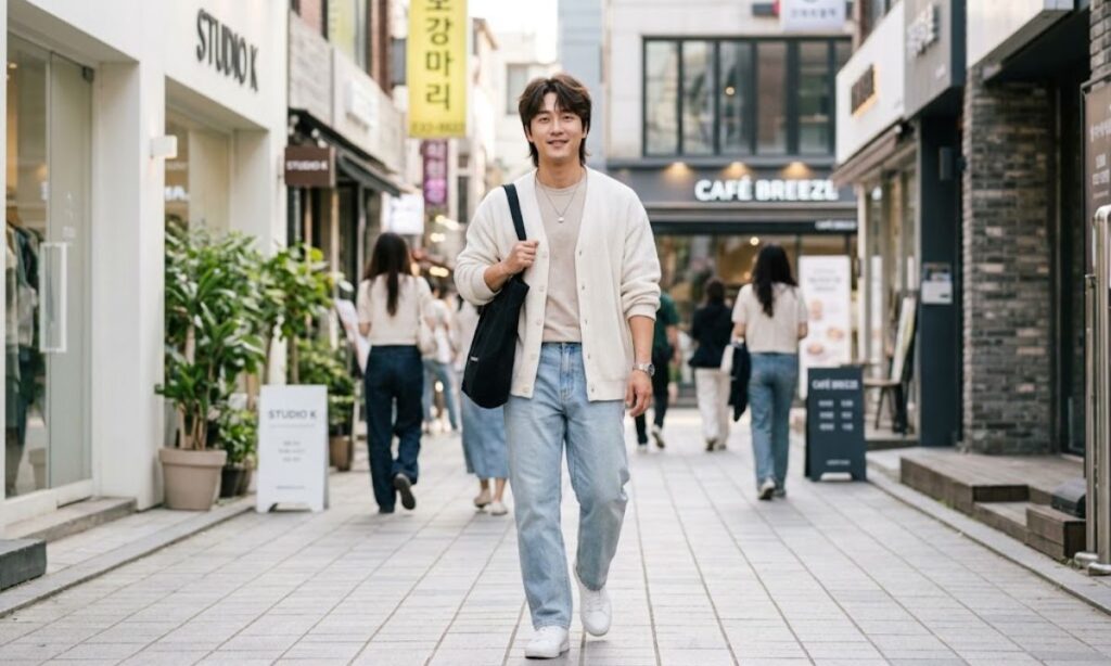 Fashionable Korean Mullet