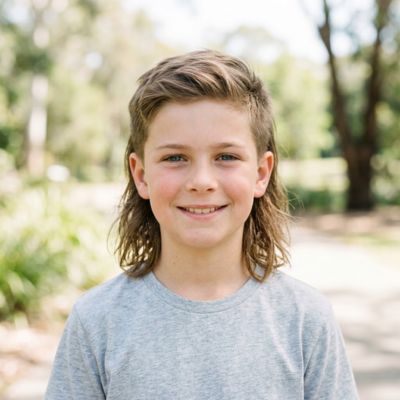 Boys Mullet Haircut