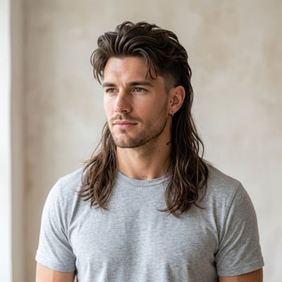 Long Modern Mullet