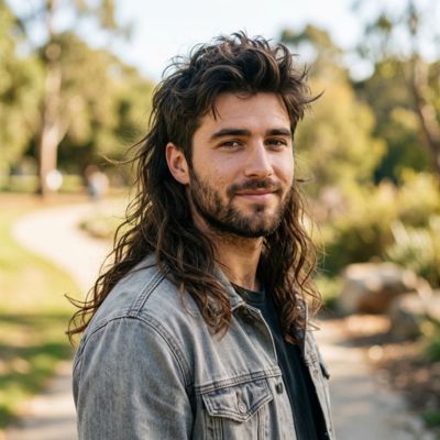 Long Modern Mullet