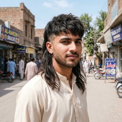 Long Modern Mullet