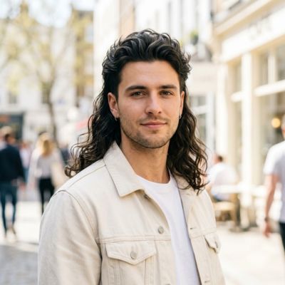 Long Modern Mullet