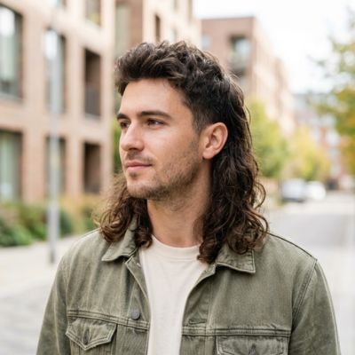 Long Modern Mullet